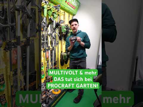 💚 MULTIVOLT, GEWICHTSVERLAGERUNG & Co! Das sind PROCRAFTs neue Rasentrimmer SNEAK PEEK #shorts