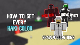 How to Get Every Haki Color in Blox Fruits! *GET LEGENDARY COLORS FAST* screenshot 2