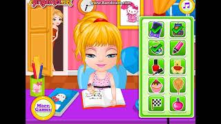 Baby Barbie Homework Slacking!