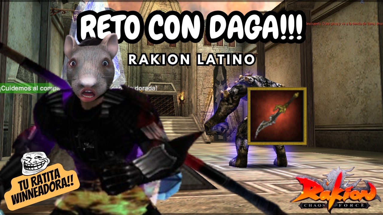 RETO DE MATAR AL GOLEM CON DAGAS | Rakion Latino