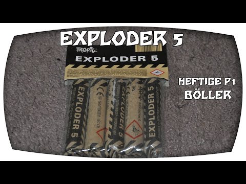 EXPLODER 5 von Tropic | 4,5g BKS P1 Böller | Pyrofreakk AT