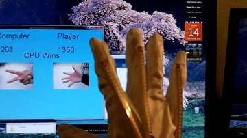 Arduino Glove Controller Prototype w/ rock paper scssors game