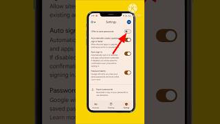 Chrome Browser Password Save On Kaise Karen #shorts #youtubeshorts #mobile