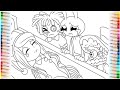 Death of DIGITAL CIRCUS Coloring page