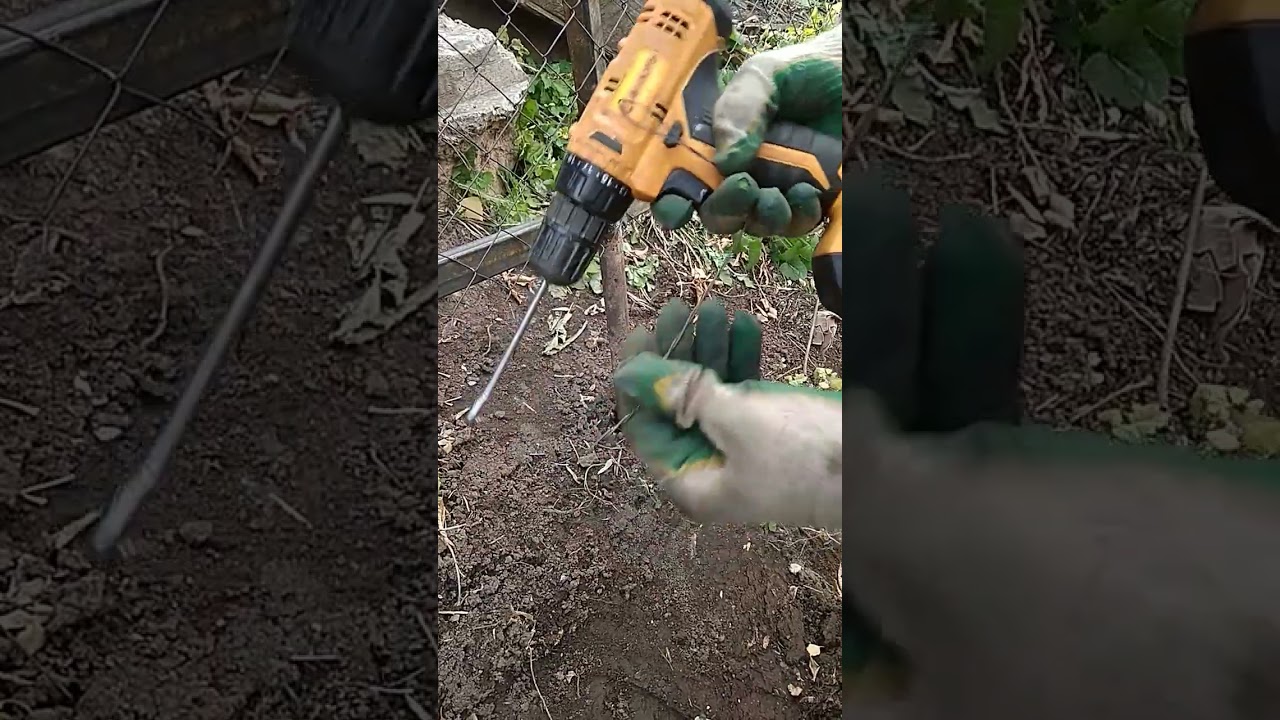 крепление сетки рабицы