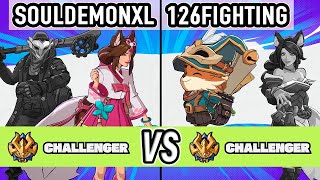 2XKO ▰ SoulDemonXL (Ahri / Ekko) vs 126Fighting (Teemo / Ahri) ▰ High Level Gameplay