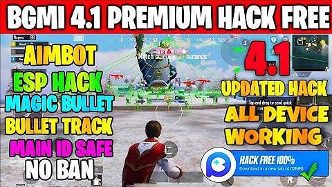BGMI HACK 4.1 | BGMI 4.1 MOD APK | BGMI ESP HACK | BGMI NEW HACK TODAY | HOW TO HACK BGMI HACK
