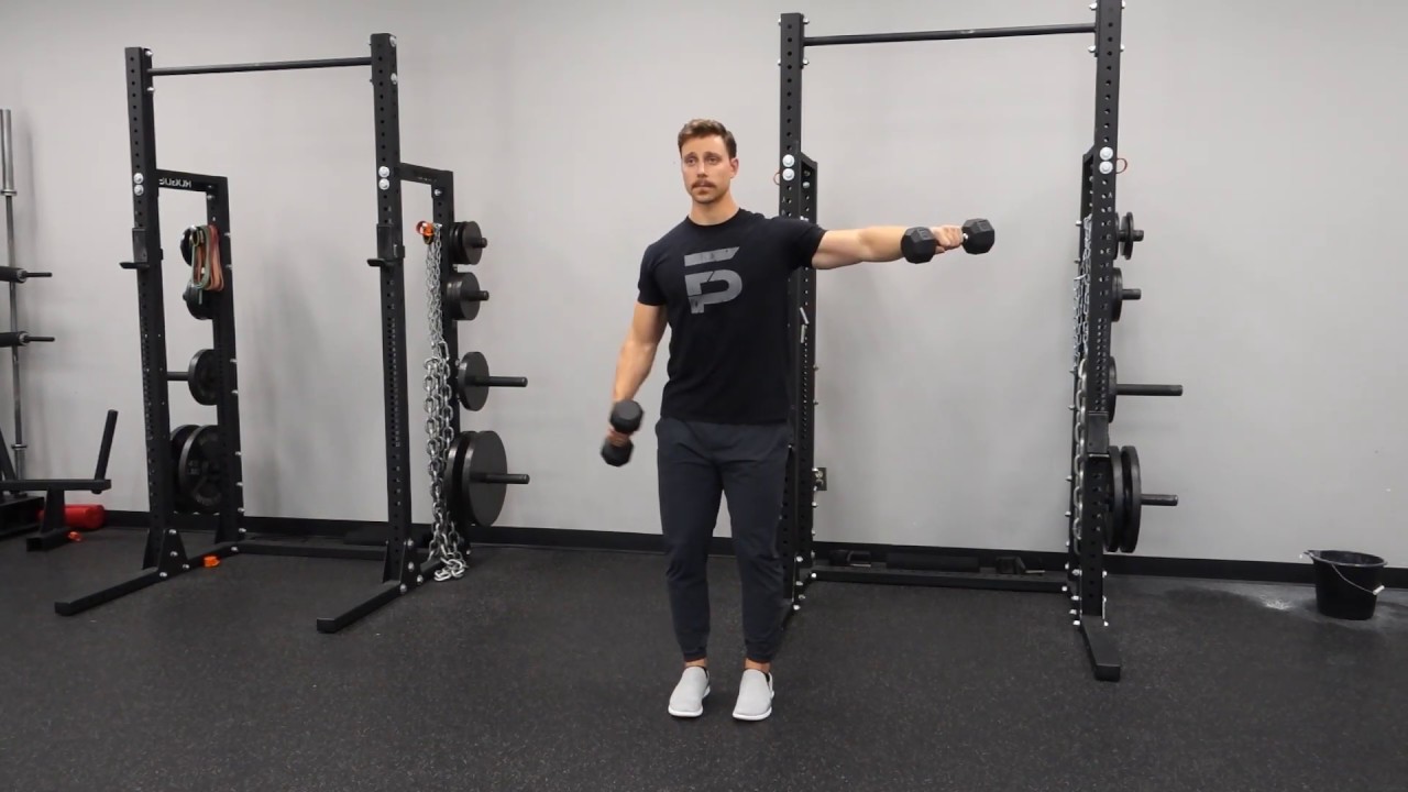 DB Alternating Shoulder Lateral Raise YouTube