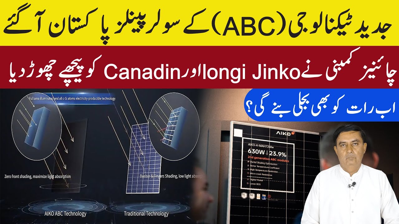 Chainese Company Ne Longi, Jinko Aur Canadian ko Peeche Chorr Diya |  Jadeed Technology ABC Ke Solar