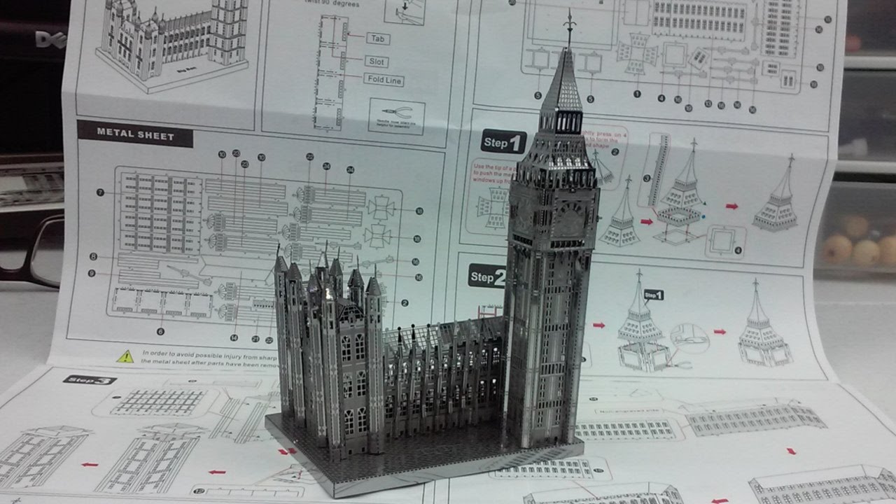 Metal Earth: Iconx 3D Metal Model Kit - Big Ben