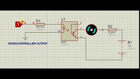4N25 Optocoupler IC Working