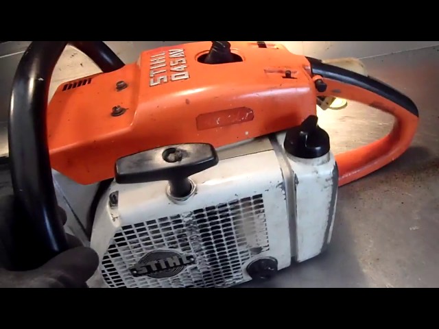 スチール 045AV 50cm ルートカッター仕様 - YouTube