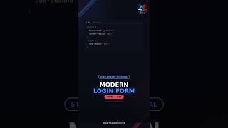 Create a Modern Login Form in 5 Easy Steps! #html #webdevelopment #coding #vscode #beginners