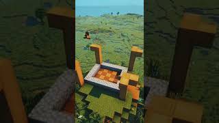 Парящий дом в Майнкрафт / Templates - Flying house in Minecraft / #shorts #майнкрат #animation
