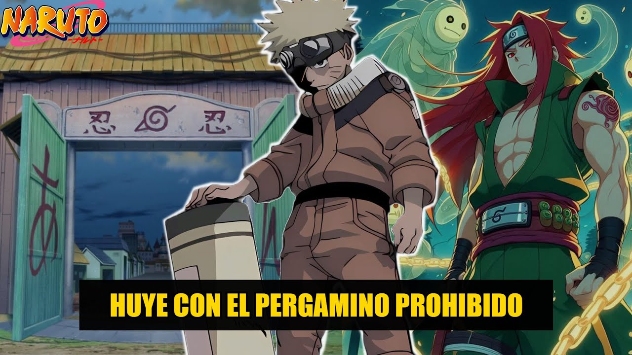 QHPS Naruto Huía De Konoha Con El Pergamino Prohibido Y Dominaba Todos Sus Jutsus Secretos?
