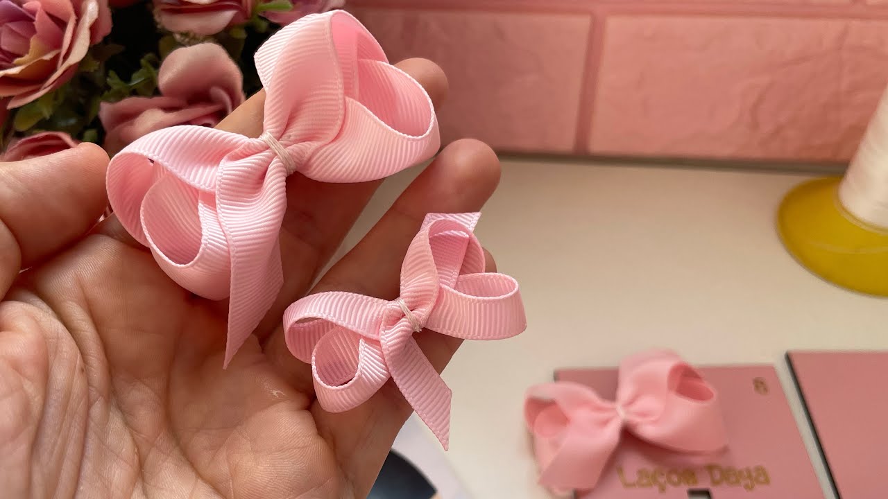 🎀BOUTIQUE MAIS RÁPIDO FEITO NO GABARITO #diy #iniciante #lacos #diyribbon #lacinhos