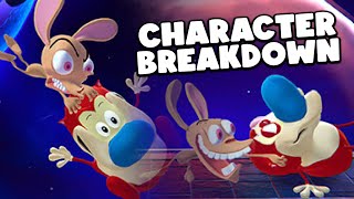 Ren & Stimpy Moveset Breakdown in Nickelodeon All-Star Brawl!