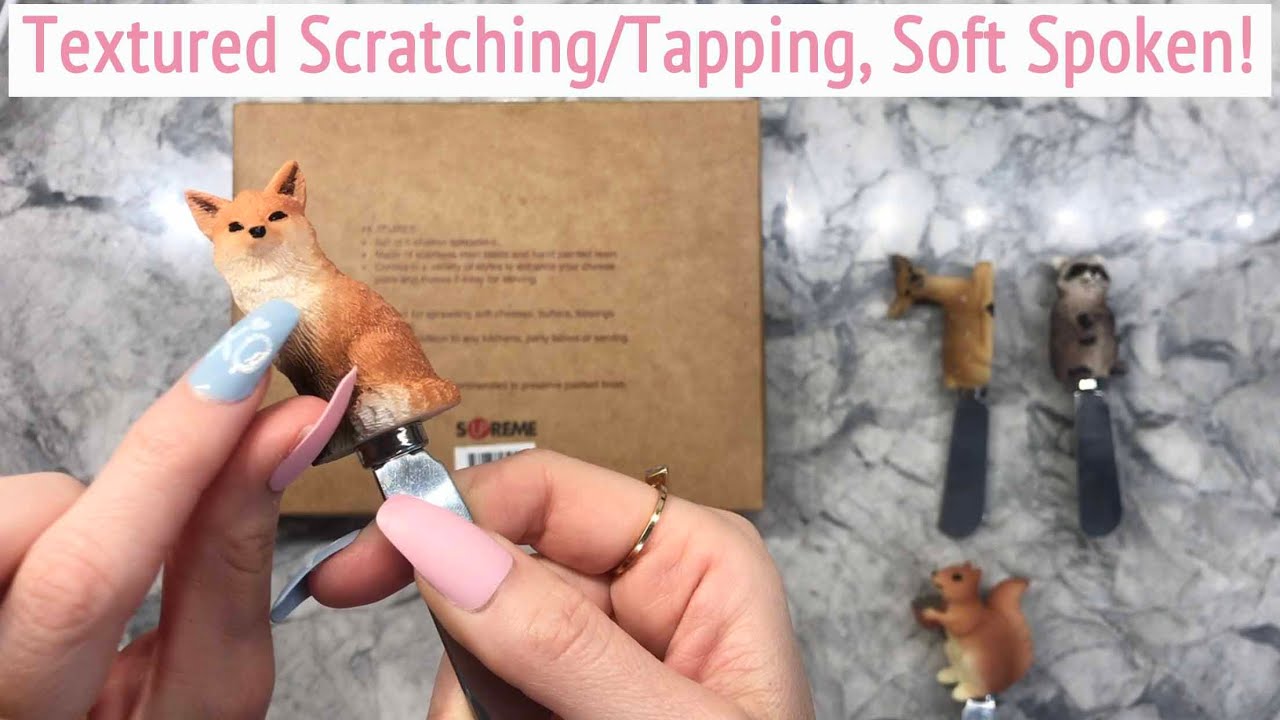 ASMR * Fast Textured Tapping/Scratching * 2 Amazon Products * Soft Spoken * ASMRVilla