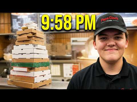 HILARIOUS CHAOS at pizza place: WALK-IN two minutes BEFORE CLOSING