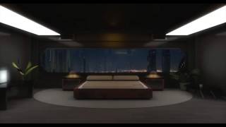 Star Wars Ambience Coruscant Apartment Background (White Noise, ASMR, Relaxation) One Hour