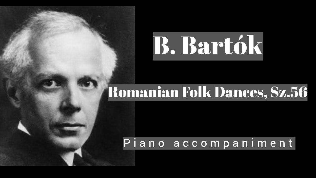 Bartok - Romanian Folk Dances, Sz.56 - Piano Accompaniment