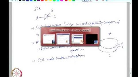 Mod-01 Lec-16 Solid state circuit switching