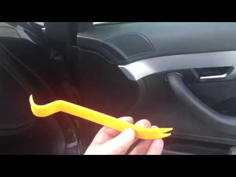 О снятии обшивки передней двери Audi A4 B7