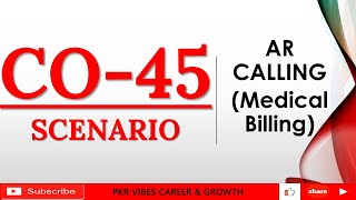 CO45 SCENARIO IN MEDICAL BILLING #co45 #medicalbilling #claim #contractual #ushealthcare #usdollar