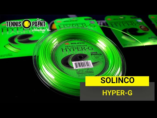 Take your game to new heights with Solinco's Hyper-G