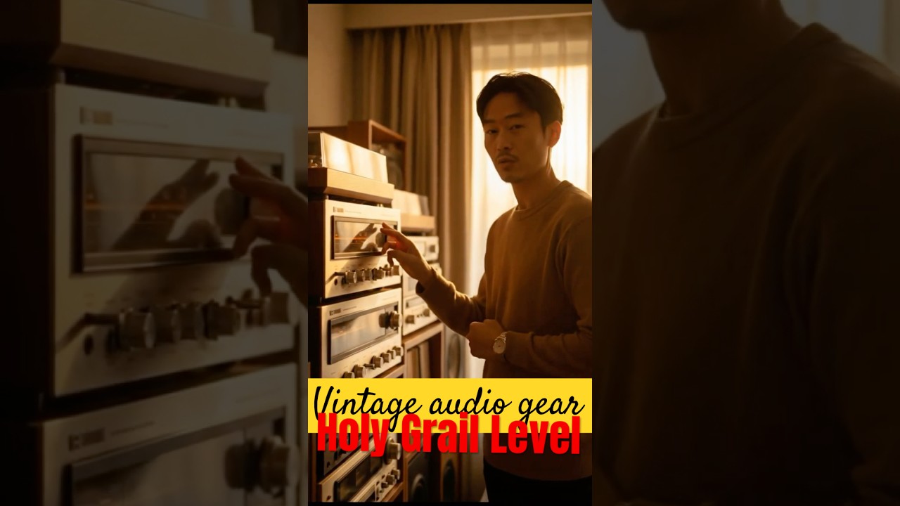 Винтажная японская стереосистема высшего класса