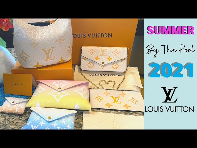 LOUIS VUITTON MASSIVE UNBOXING HAUL * LOUIS VUITTON BY THE POOL 2021 PART 1  * LV MARSHMALLOW BAG 