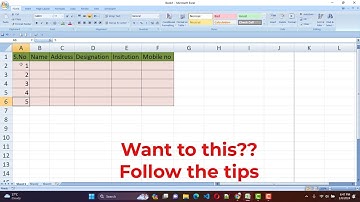 Auto Border #excel #exceltips #border #color #excelworld  #exceltech #table #tablecolor