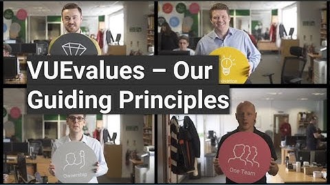 VUEvalues - Our Guiding Principles