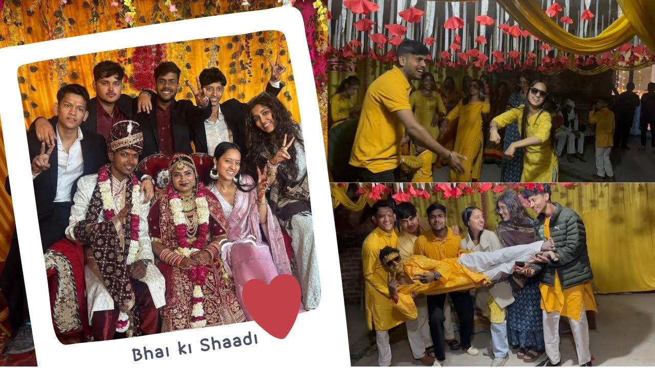 Bhai ki Shadi🥳 ||1st Shadi in Grp|| #trending #trend #lucknow # ...