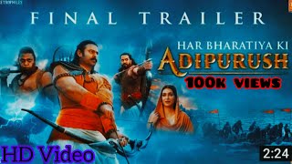 Adipurush Movie Trailer Review Akash Dev