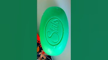 SILK SOAP 💚🐸 MOST SATISFYING ASMR SOAP CUTTING SOUND #soapcarving #асмрsoap #asmr #satisfying #soap