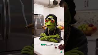 Snoop frog gives us a story time #viral #funny #cartoon
