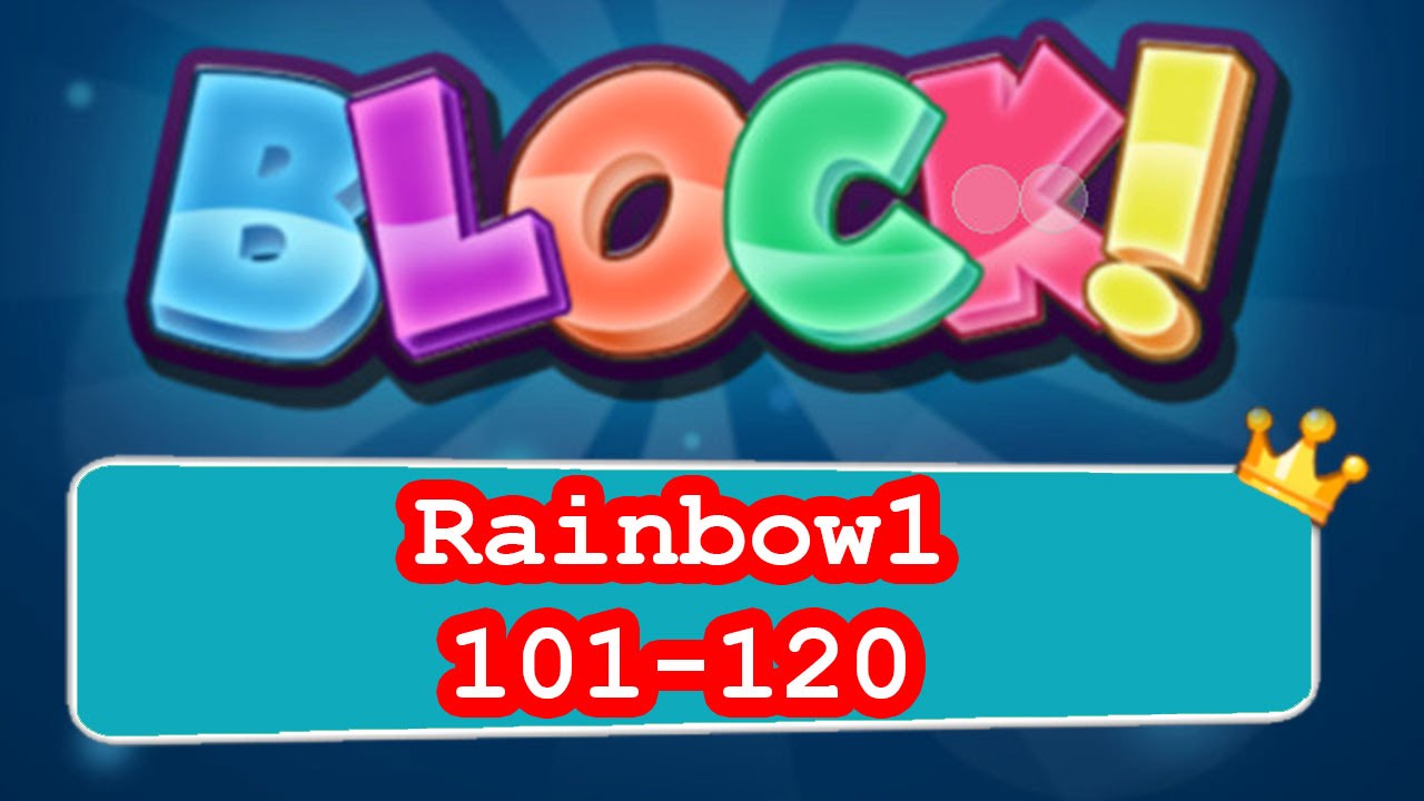 BLOCK! Rainbow1 Level 101-120 (Special Standard) - Lösung Solution Walkthrough