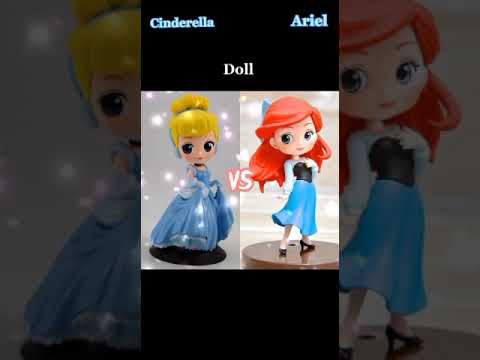 Cinderella vs ariel? 💙💚 which one is your favourite disney Princess? #shorts #Cinderella #ariel