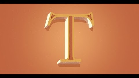 How to Create 3D Typography from Scratch, Part 2
