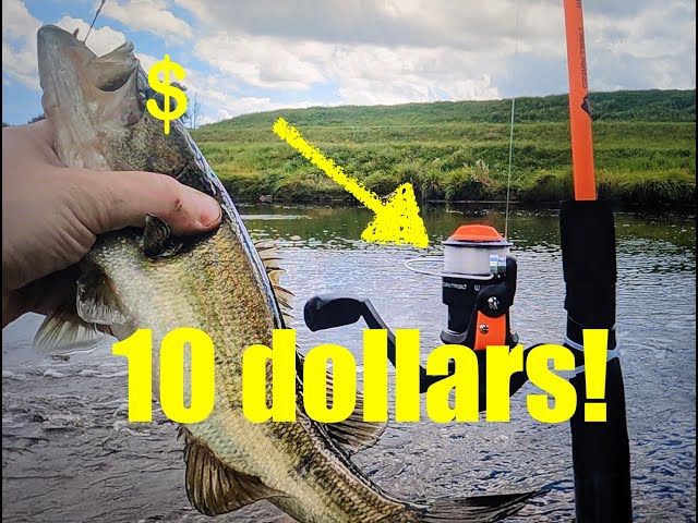 Is This INSANELY Cheap ROD For Real? Or Will It Fall Apart After One FISH?  #bassfishing #bluegill 