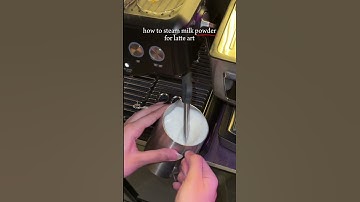 Steaming Milk Powder for Perfect Latte Art | Home Barista Guide