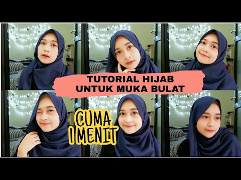 Tutorial Hijab Pashmina Diamond Untuk Wajah Bulat