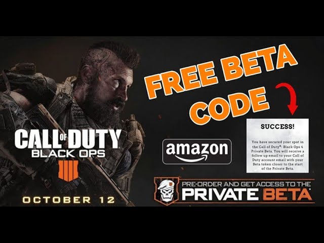 Activision on X: Just over 24 hours left in the Call of Duty: Black Ops 4  Multiplayer Beta! Here's our last set of codes. Redeem on PlayStation 4 and  get in there. #