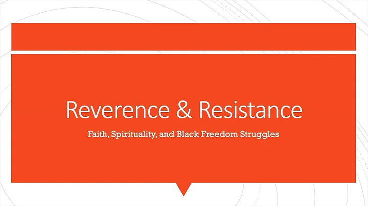 African American Spirituality & the Continuous Str...