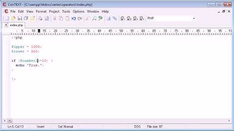 PHP  23  Logical Operators