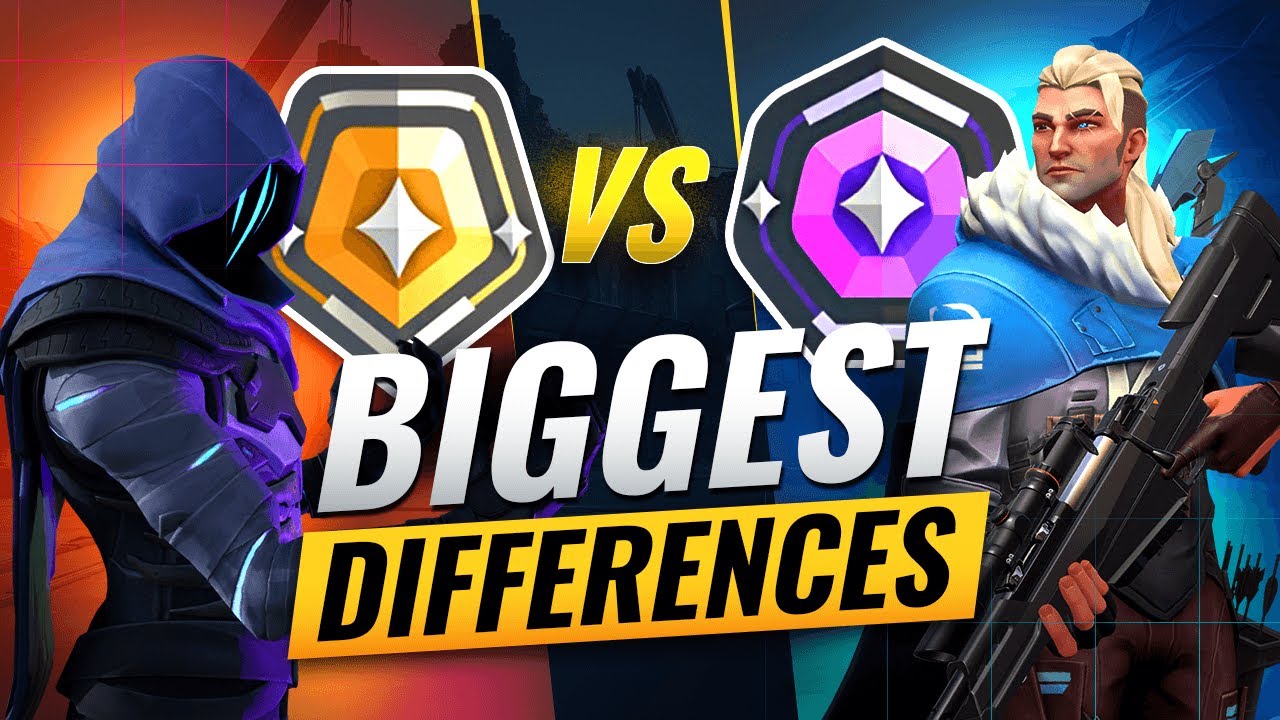 6 BIGGEST DIFFERENCES Between GOLD & DIAMOND Players Valorant YouTube