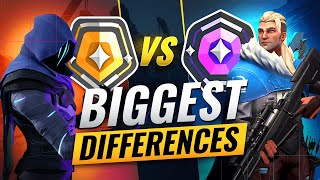 6 BIGGEST DIFFERENCES Between GOLD & DIAMOND Players - Valorant