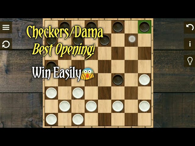 Best Techniques and Moves to win in Dama Game or Checkers 