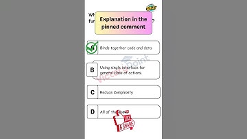 OOPs MCQ Practice Question #shorts #shortvideo #ytshorts